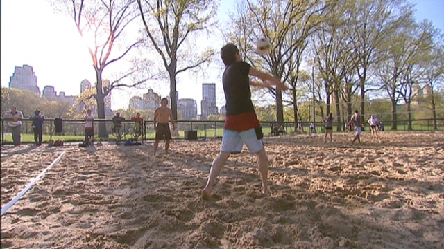 Volleyball at Central Park