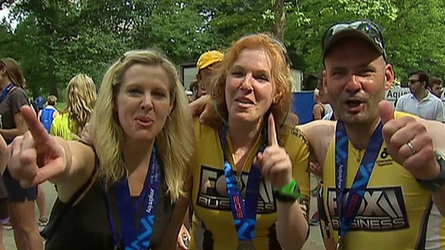 Fmr. Sen. Scott Brown, Cheryl Casone’s triathlon success