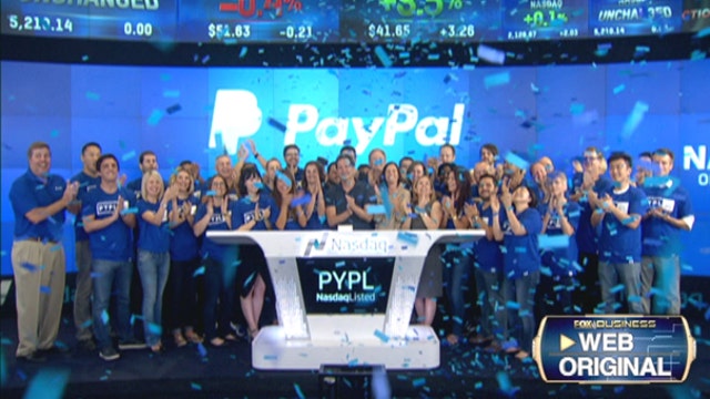 PayPal went public on the Nasdaq on Monday, after splitting from eBay. PayPal Senior Vice President Bill Ready on potential acquisitions and why they are a leader in cybersecurity.