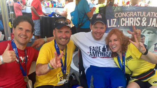 FBN’s Liz Claman on competing in the New York City Triathlon to raise money for Building Homes for Heroes.