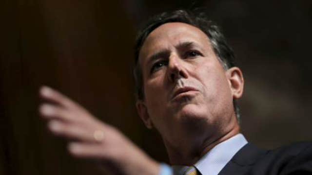 Former Senator Rick Santorum, (R-Pa.), weighs in on President Obama’s comments about the IRS scandal made on the ‘Daily Show’ and the 2016 election.