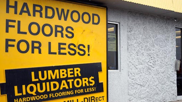 Lumber Liquidators’ shares crashing