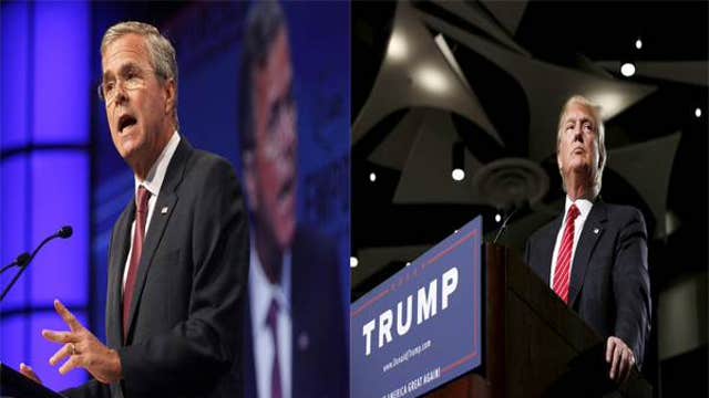 Will sparks fly between Jeb Bush and Donald Trump?