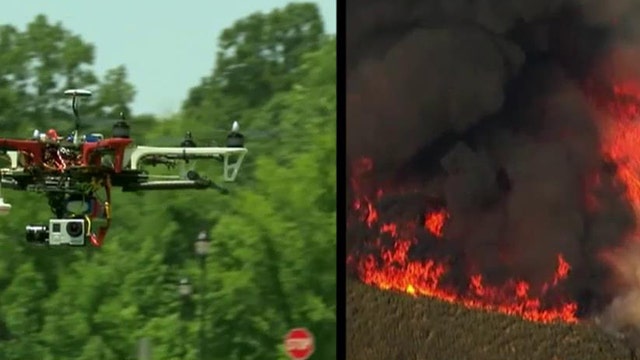 Are drones interfering with firefighters?