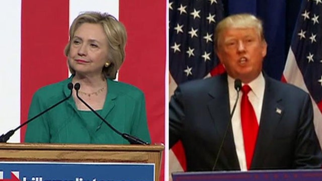 Clinton takes aim at Trump