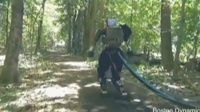 Google’s newest robot goes for a walk in the woods