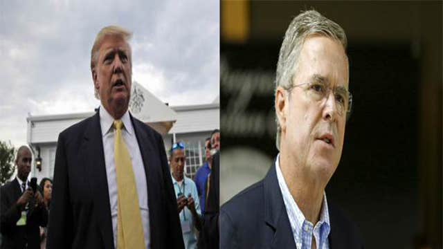 GOP showdown: Donald Trump vs. Jeb Bush