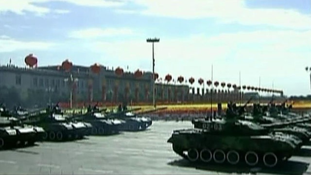 China breaks precedent with military parade