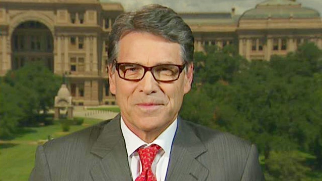 Governor Rick Perry reacts to Donald Trump’s comments and his campaign trail.