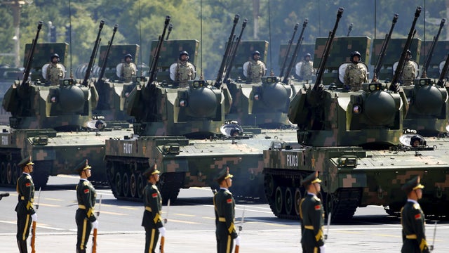 China showcases military might  