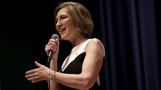Republican presidential candidate Carly Fiorina on Chinese President Xi Jinping's visit to the U.S.