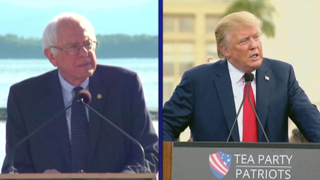 Bernie Sanders, Donald Trump compete for the middle-class vote