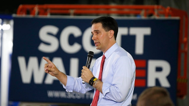 Walker’s union fight an effort to revitalize his campaign?