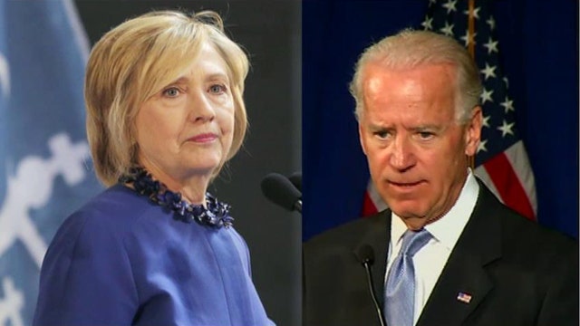 What will the Clinton team do if Biden enters the 2016 race?