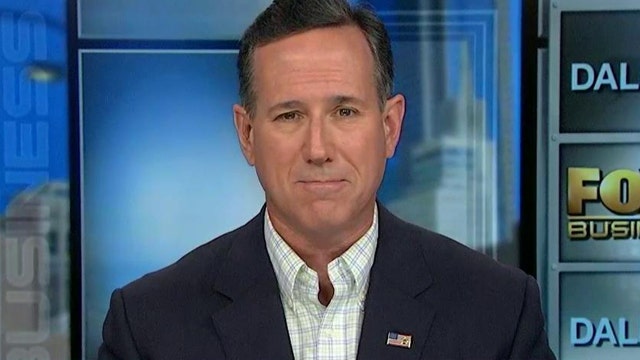 Rick Santorum unveils flat tax plan