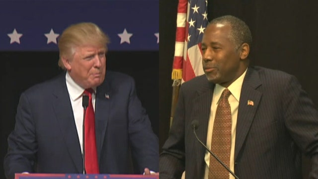 The battle between Trump and Carson