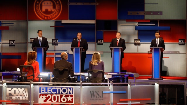 The GOP Debate featuring New Jersey Gov. Chris Christie, Louisiana Gov. Bobby Jindal, former Arkansas Gov. Mike Huckabee, and former Sen. Rick Santorum.