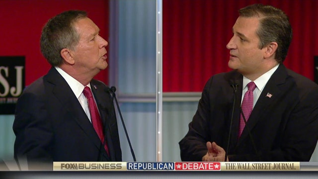 Big banks come between Kasich and Cruz