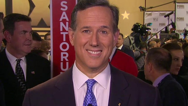 Santorum: It’s all about strengthening manufacturing, American families