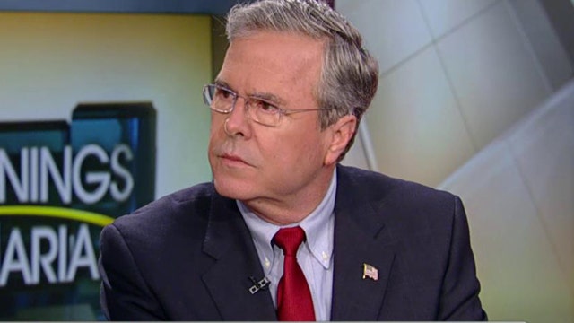 Republican presidential candidate Jeb Bush on the fight against terrorism, the need for more cooperation between the federal government and technology companies in the use of metadata and the Syrian refugees.