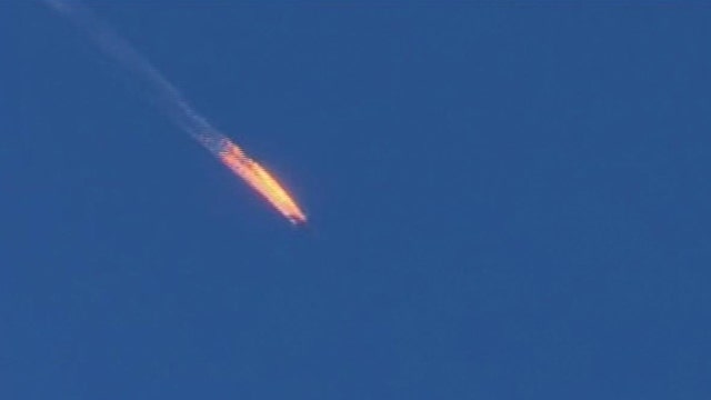 Russian fighter shot down  by Turkish military