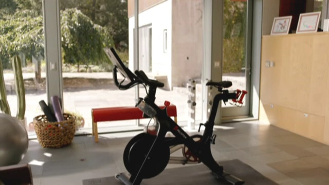 Exercise at home with Peloton’s high-tech bike