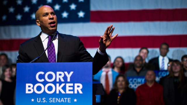 FOXBusiness.com's Jade Scipioni met up with Sen. Cory Booker at the DNC Thursday night, where he cleared the air about running for governor of New Jersey.