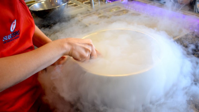 An Air Force veteran has created an ice cream empire using liquid nitrogen.