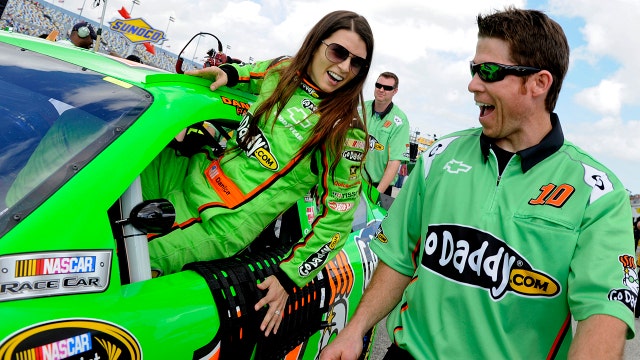 NASCAR driver Danica Patrick says she tries to stay away from these two things when talking publicly.