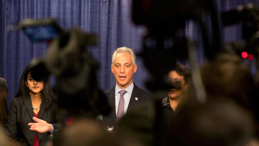 FBN's Jeff Flock reports on Chicago Mayor Rahm Emmanuel responding to President Donald Trump's proposal to crack down on sanctuary cities.