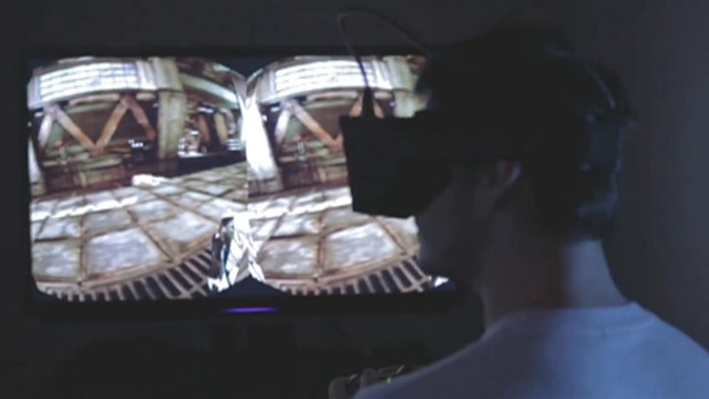 Get inside the video game with a virtual-reality headset
