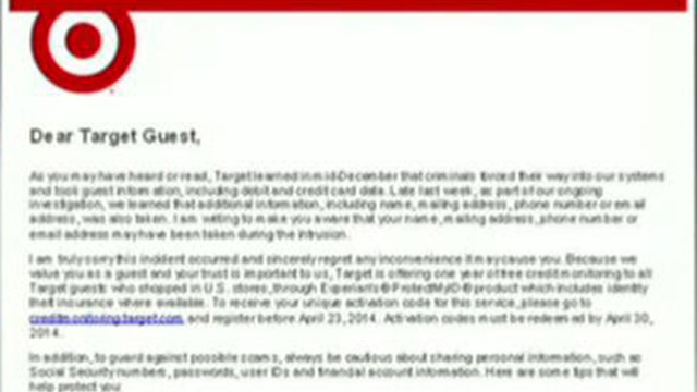 Scammers tricking Target data breach victims?