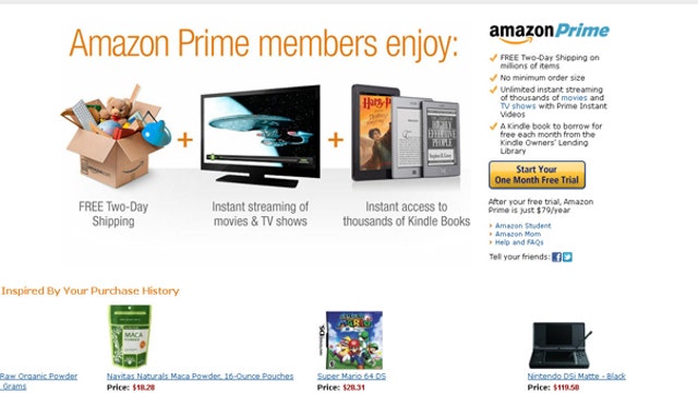 Record holiday season for Amazon Prime?
