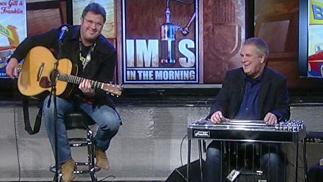 Vince Gill and Paul Franklin sing ‘Whenever You Come Around’