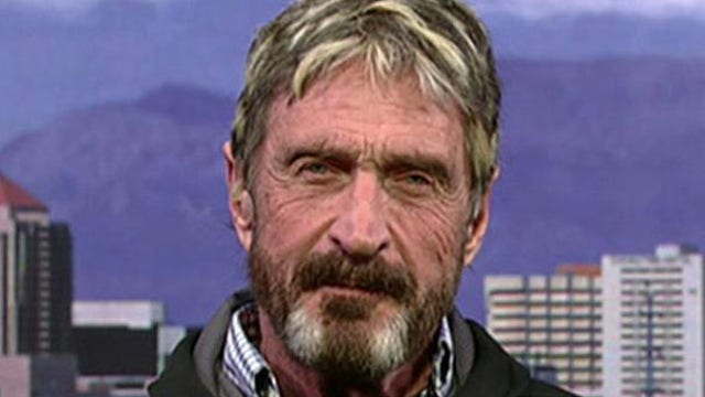 John McAfee warns of major global data breach