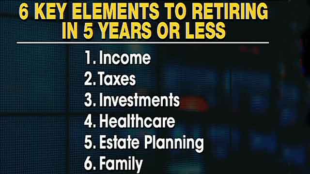 6 key elements to retiring in 5 years or less
