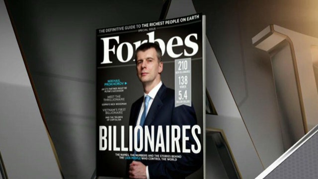 Forbes Media Editor Steve Forbes on the list of the 200 wealthiest people in the world.