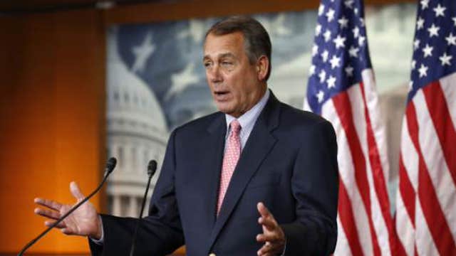 Boehner Plays Down Debt Crisis