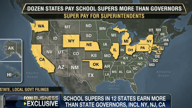 FBN’s Liz MacDonald breaks down the states where superintendent’s are making CEO pay.