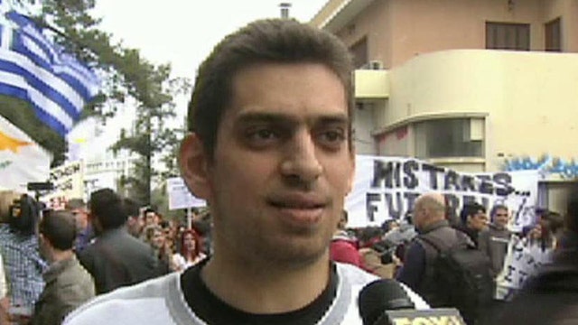 Protesters Angry About Cyprus Bailout