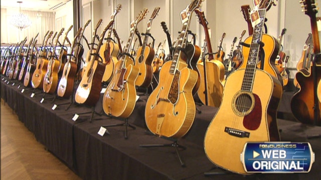 FBN’s Seana Smith on the 265 iconic guitars up for auction at Guernsey’s.