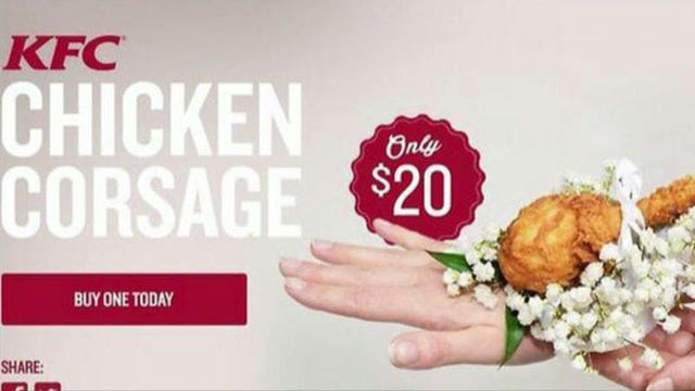 KFC unveils hot prom date: A Kentucky fried corsage