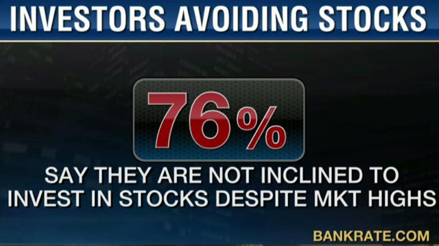 Report: 76% of Investors Afraid of Stocks