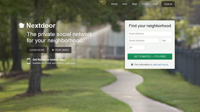 Hey neighbor: Social network focused on local life