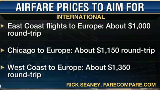 Airfares Falling this Summer?