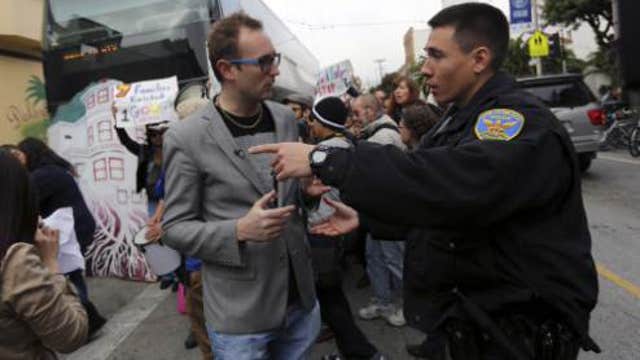 Activists sue to stop Google buses