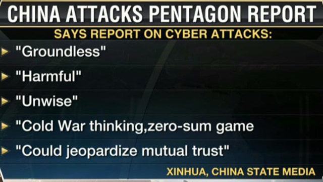 Pentagon Accuses China of Cyberspying