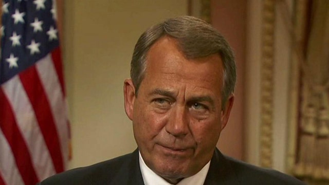 Boehner: Sequester Will Stay in Place