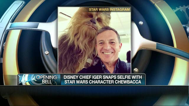 Iger and Chewbacca take a selfie