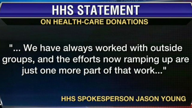 HHS Asking Private Sector for Donations?